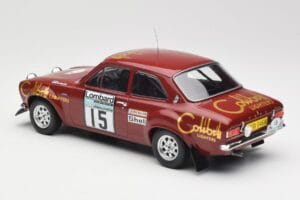 Ford Escort RS 1600 Mk1 #15 M. Alen / I. Kivimäki RAC Rally 1974 IXO 1:18 18RMC047B Metal - imaginea 5 din 6