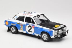 Ford Escort RS 1600 Mk1 #2 R. Clark / J. Porter Safari Rally 1973 IXO 1:18 18RMC075A Metal - imaginea 4 din 6