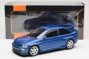 Ford Escort RS Cosworth Albastru IXO 1:18 18CMC180 Metal - imaginea 6 din 6