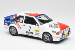 Ford Escort RS Turbo #7 Lotto Haspengouw Rally 1985 MCG 1:18 MCG18421 Metal - imaginea 4 din 6