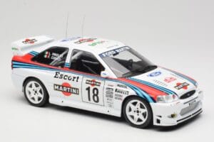 Ford Escort WRC Martini Racing #18 G. Cunico / G. Pirollo Rally San Remo 1998 IXO 1:18 18RMC171A Metal - imaginea 4 din 6