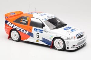 Ford Escort WRC #5 C. Sainz / L. Moya Winner Acropolis Rally 1997 IXO 1:18 18RMC172A Metal - imaginea 4 din 6