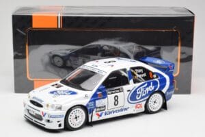 Ford Escort WRC #8 B. Thiry / S. Prevot RAC Rally 1998 IXO 1:18 18RMC170B Metal - imaginea 6 din 6