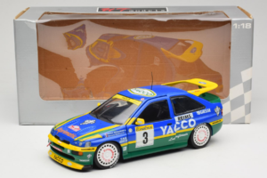 Ford Escort #3 Yacoo P. Bernardini / B. Occelli Rally Monte Carlo 1996 Winner UT Models 1:18 180968203 Metal - imaginea 8 din 8