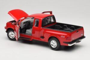 Ford F-150 Flareside SuperCab Roșu Mira 1:18 6217 Metal - imaginea 5 din 8