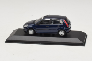 Ford Fiesta Mk5 4-Door Albastru Închis Minichamps 1:43 FIESTA001 Metal