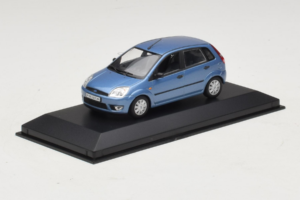 Ford Fiesta Mk5 4-Door Albastru Deschis Minichamps 1:43 FIESTA002 Metal - imaginea 2 din 4
