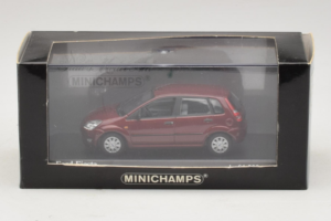 Ford Fiesta Mk5 Roșu Metalizat Minichamps 1:43 400081101 Metal - imaginea 4 din 4