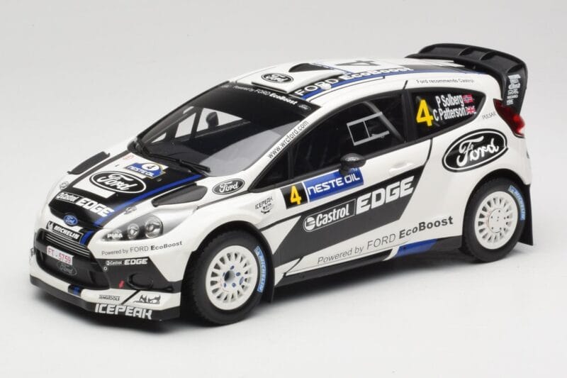 Ford Fiesta RS WRC #4 H. Solberg / C. Patterson Ford Rally Team Rally Finland 2012 Minichamps 1:18 151120804 Metal