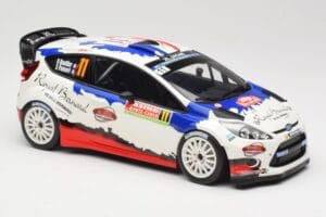 Ford Fiesta RS WRC #11 B. Bouffier / X. Panseri Rally Monte Carlo 2014 Minichamps 1:18 151140811 Metal - imaginea 4 din 6