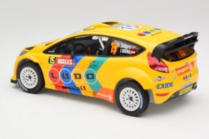 Ford Fiesta RS WRC #15 H. Solberg / I. Minor Stobart Wales Rally GB 2011 Minichamps 1:18 151110815 Metal - imaginea 5 din 6
