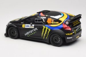 Ford Fiesta RS WRC #46 V. Rossi / C. Cassina Monza Rally Show 2011 Minichamps 1:18 151110846 Metal - imaginea 5 din 6