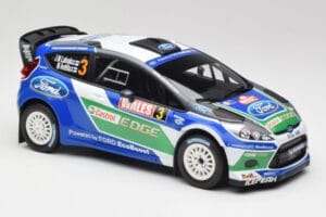 Ford Fiesta WRC #3 J-M. Latvala / M. Anttila Rally Great Britain Winner 2012 Minichamps 1:18 151120803 Metal - imaginea 4 din 6