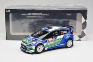 Ford Fiesta WRC #3 J-M. Latvala / M. Anttila Rally Great Britain Winner 2012 Minichamps 1:18 151120803 Metal - imaginea 6 din 6