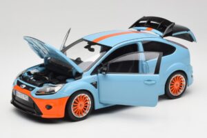 Ford Focus RS LM Classic Edition Gulf 1968 Ford GT40 Tribute Minichamps 1:18 100080068 Metal - imaginea 2 din 8