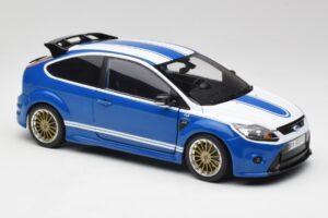 Ford Focus RS Mk2 LM Classic Albastru Capri RS2600 Tribute Minichamps 1:18 100080072 Metal - imaginea 6 din 8