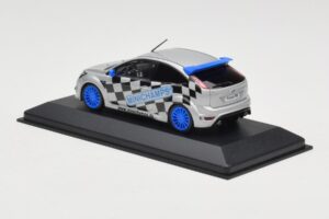 Ford Focus RS Mk2 Promo Blue Wheels Minichamps 1:43 FORD002 Metal - imaginea 3 din 4