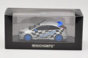 Ford Focus RS Mk2 Promo Blue Wheels Minichamps 1:43 FORD002 Metal - imaginea 4 din 4