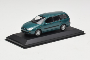 Ford Focus Mk1 Turnier Verde Minichamps 1:43 FOCUS003 Metal - imaginea 2 din 5