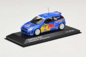 Ford Focus WRC #2 R. Baumgartner / B. Wichs Red Bull Rally Austria 2001 Minichamps 1:43 430008907 Metal - imaginea 2 din 5