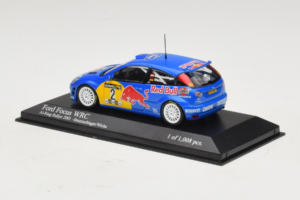Ford Focus WRC #2 R. Baumgartner / B. Wichs Red Bull Rally Austria 2001 Minichamps 1:43 430008907 Metal - imaginea 3 din 5
