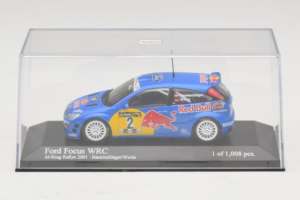 Ford Focus WRC #2 R. Baumgartner / B. Wichs Red Bull Rally Austria 2001 Minichamps 1:43 430008907 Metal - imaginea 4 din 5