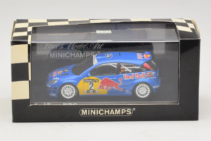 Ford Focus WRC #2 R. Baumgartner / B. Wichs Red Bull Rally Austria 2001 Minichamps 1:43 430008907 Metal - imaginea 5 din 5