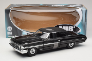 Ford Galaxie 500 Men in Black 3 Movie GreenLight 1:18 015301 Metal - imaginea 6 din 6