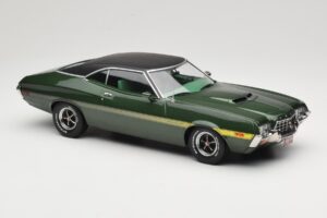 Ford Gran Torino Sport Verde IXO 1:18 18CMC185 Metal - imaginea 4 din 6