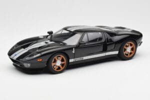 Ford GT Negru Cu Dungi Albe AUTOart 1:18 73023 Metal
