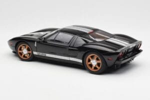 Ford GT Negru Cu Dungi Albe AUTOart 1:18 73023 Metal - imaginea 7 din 8