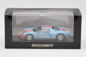 Ford GT Gulf Minichamps 1:43 400084202 Metal - imaginea 4 din 4