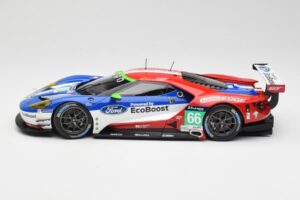 Ford GT GTE Chip Ganassi UK #66 O. Pla / S. Mucke / B. Johnson 24 Hours of Le Mans 2016 Minichamps 1:18 155168666 Metal - imaginea 3 din 6