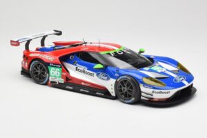 Ford GT GTE Chip Ganassi UK #66 O. Pla / S. Mucke / B. Johnson 24 Hours of Le Mans 2016 Minichamps 1:18 155168666 Metal - imaginea 4 din 6