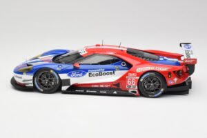 Ford GT #68 D. Muller / J. Hand / S. Bourdais LMGTE Pro Winner 24 Hours of Le Mans 2016 Minichamps 1:18 4012138143098 Metal - imaginea 3 din 6