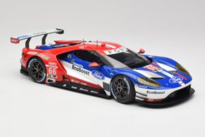 Ford GT #68 D. Muller / J. Hand / S. Bourdais LMGTE Pro Winner 24 Hours of Le Mans 2016 Minichamps 1:18 4012138143098 Metal - imaginea 4 din 6
