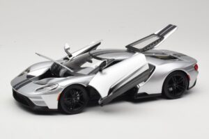 Ford GT Argintiu Maisto 1:18 31384 Metal - imaginea 2 din 8