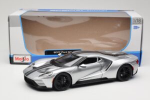 Ford GT Argintiu Maisto 1:18 31384 Metal - imaginea 8 din 8