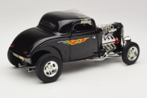 Ford Hot Rod Negru Rydell High Grease ERTL 1:18 36602 Metal - imaginea 2 din 6
