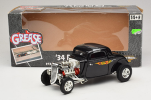 Ford Hot Rod Negru Rydell High Grease ERTL 1:18 36602 Metal - imaginea 6 din 6