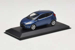 Ford Ka Dark Blue Metallic Minichamps 1:43 FORD004 Metal - imaginea 2 din 4