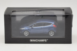 Ford Ka Dark Blue Metallic Minichamps 1:43 FORD004 Metal - imaginea 4 din 4