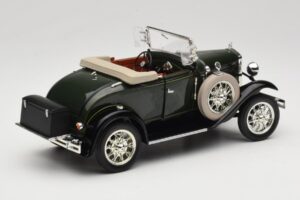 Ford Model A Verde Închis Motor City 1:18 20003 Metal - imaginea 3 din 8