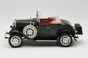 Ford Model A Verde Închis Motor City 1:18 20003 Metal - imaginea 4 din 8