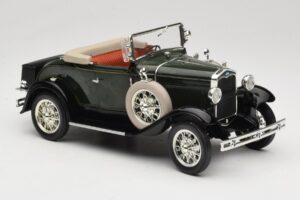 Ford Model A Verde Închis Motor City 1:18 20003 Metal - imaginea 6 din 8