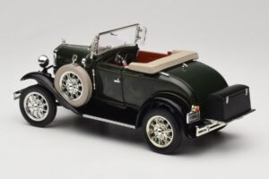Ford Model A Verde Închis Motor City 1:18 20003 Metal - imaginea 7 din 8