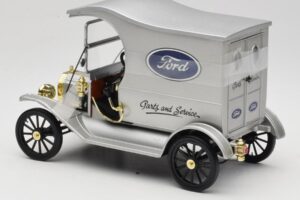 Ford Model T Delivery Truck Argintiu Eagle Collectibles 1:18 430600 Metal - imaginea 5 din 6