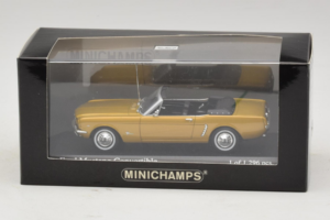 Ford Mustang Cabriolet Auriu Minichamps 1:43 400082432 Metal - imaginea 4 din 4