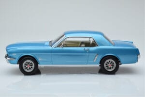 Ford Mustang Coupe Turcoaz Norev 1:18 182800 Metal - imaginea 3 din 6