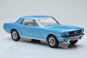 Ford Mustang Coupe Turcoaz Norev 1:18 182800 Metal - imaginea 4 din 6